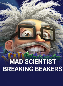 Mad Scientist Breaking Beakers Slot: RTP Tinggi dan Volatilitas Rendah game cover